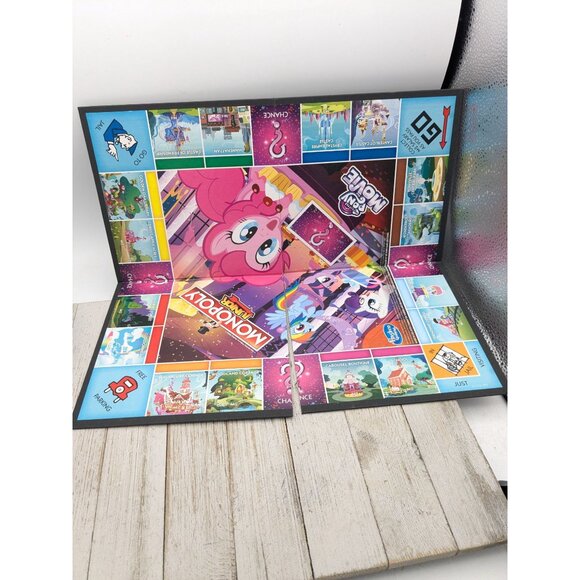 My Little Pony The Movie Monopoly Junior Game Replacement Board - Picture 4 of 4